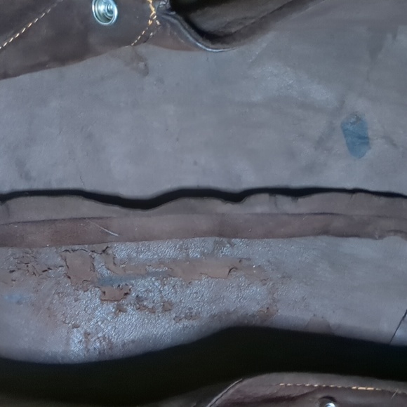 Vintage snap front closure 💯 suede leather long sleeve western style shirt - Picture 8 of 10